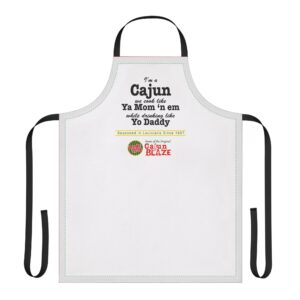 Cajun Pride Kitchen Apron - "I'm a Cajun" Funny Family Cooking Apron