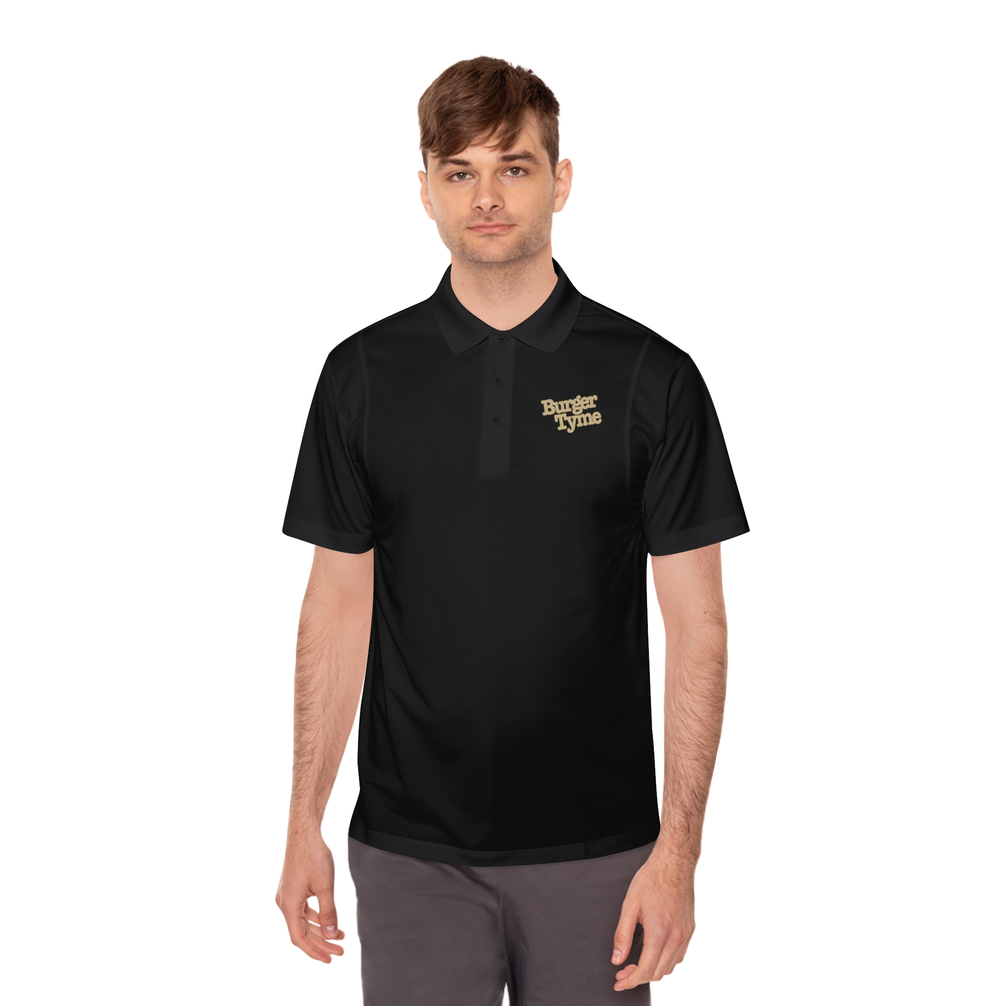 Burger Tyme Polo Shirt (available in multiple colors) - Image 3