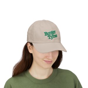 Burger Tyme Crew Dad Cap: Embroidered Baseball Hat (available in multiple colors)